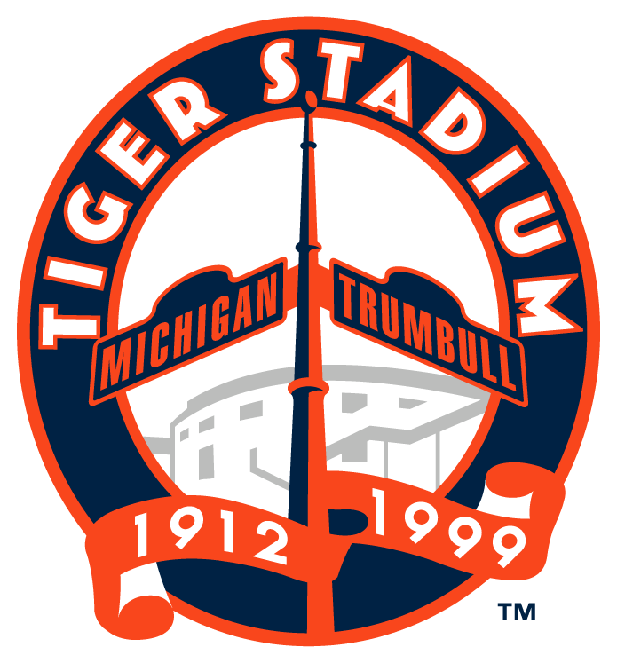 Detroit Tigers 1999 Stadium Logo iron on heat transfer